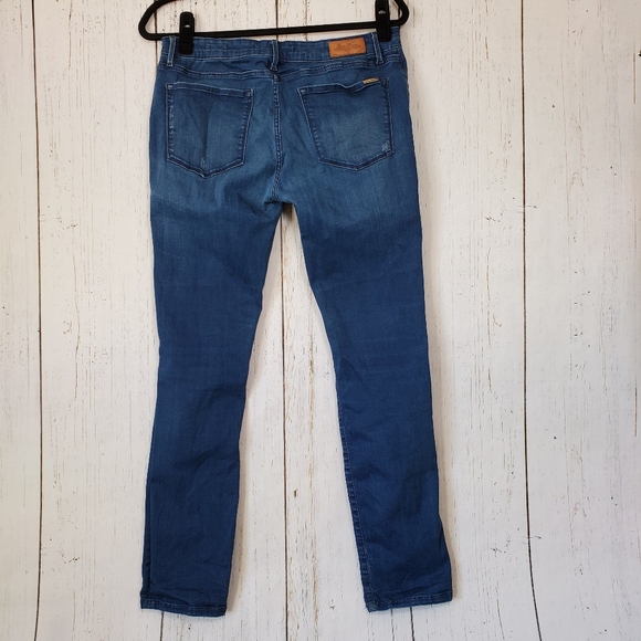 Zara Woman Slim Fit Lightly Distressed Jeans 12 - Picture 2 of 8